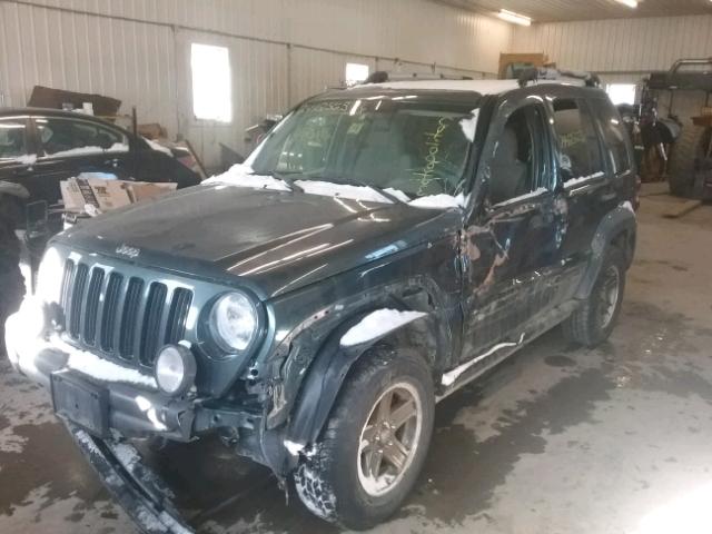 1J4GL38K25W725501 - 2005 JEEP LIBERTY RE BLUE photo 2