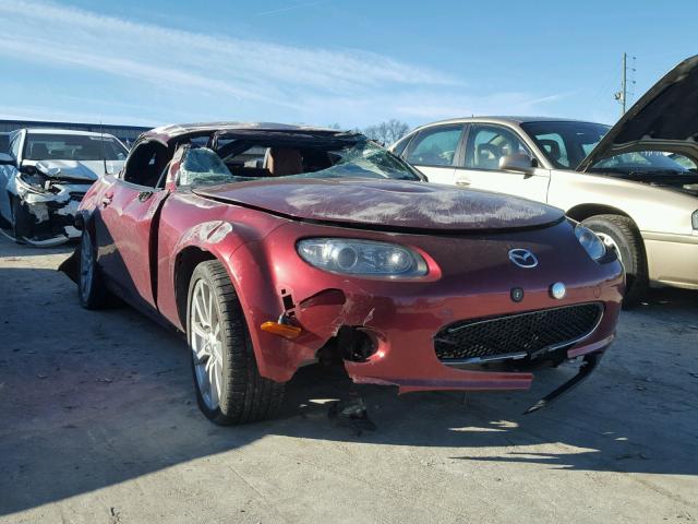 JM1NC26F480153061 - 2008 MAZDA MX-5 MIATA RED photo 1