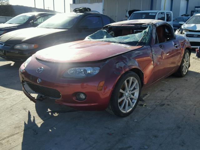 JM1NC26F480153061 - 2008 MAZDA MX-5 MIATA RED photo 2