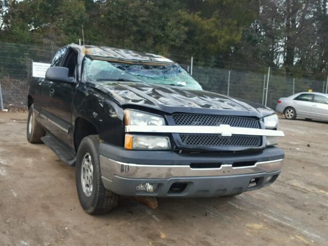 2GCEK19T031169608 - 2003 CHEVROLET SILVERADO BLACK photo 1