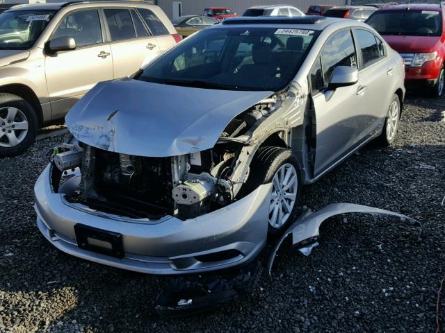 19XFB2F98CE074011 - 2012 HONDA CIVIC EXL 银色 照片 2