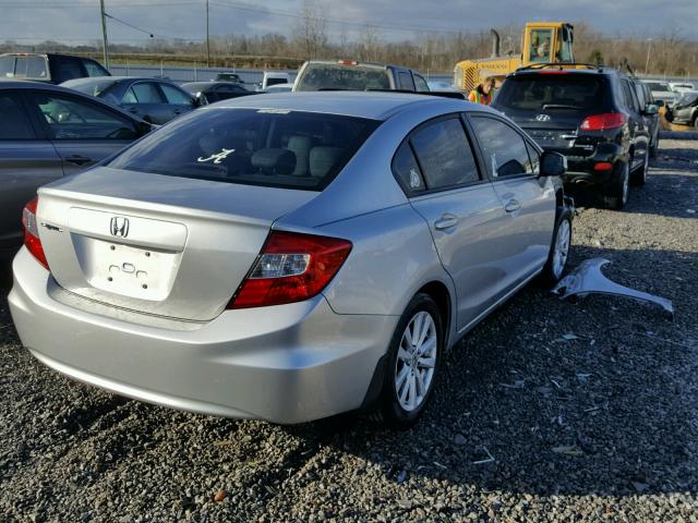 19XFB2F98CE074011 - 2012 HONDA CIVIC EXL 银色 照片 4