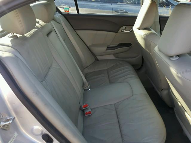 19XFB2F98CE074011 - 2012 HONDA CIVIC EXL 银色 照片 6
