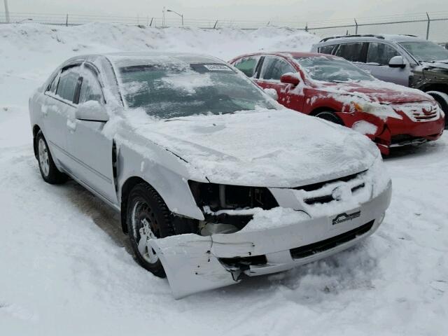 5NPET46C78H329380 - 2008 HYUNDAI SONATA GLS SILVER photo 1