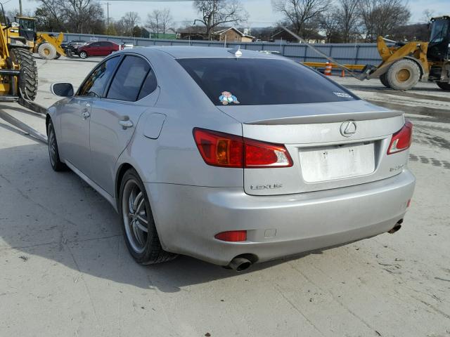 JTHBK262792093560 - 2009 LEXUS IS 250 SILVER photo 3