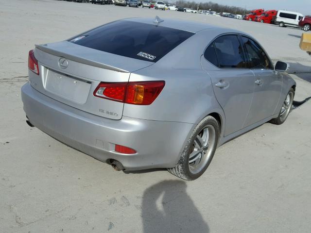 JTHBK262792093560 - 2009 LEXUS IS 250 SILVER photo 4