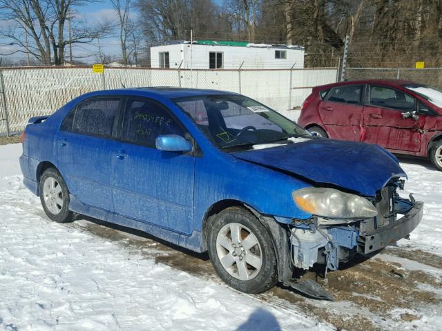 2T1BR32E48C855794 - 2008 TOYOTA COROLLA CE BLUE photo 1