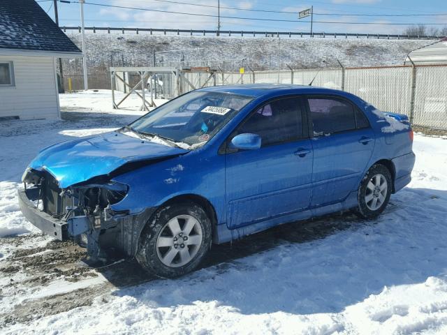 2T1BR32E48C855794 - 2008 TOYOTA COROLLA CE BLUE photo 2