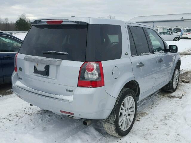 SALFT24N39H140196 - 2009 LAND ROVER LR2 HSE TE SILVER photo 4