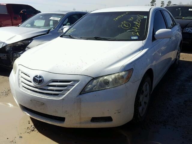 4T1BE46K79U821463 - 2009 TOYOTA CAMRY BASE WHITE photo 2