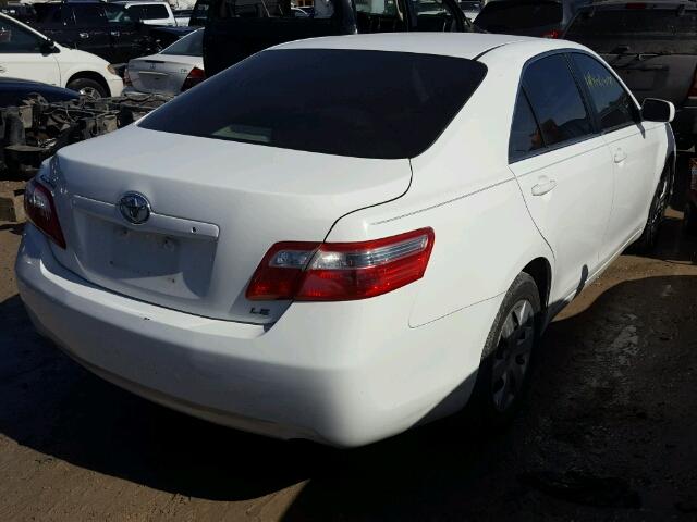 4T1BE46K79U821463 - 2009 TOYOTA CAMRY BASE WHITE photo 4