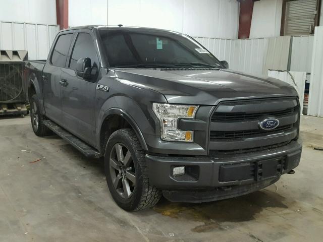 1FTEW1EF3GKD63365 - 2016 FORD F150 SUPER CHARCOAL photo 1