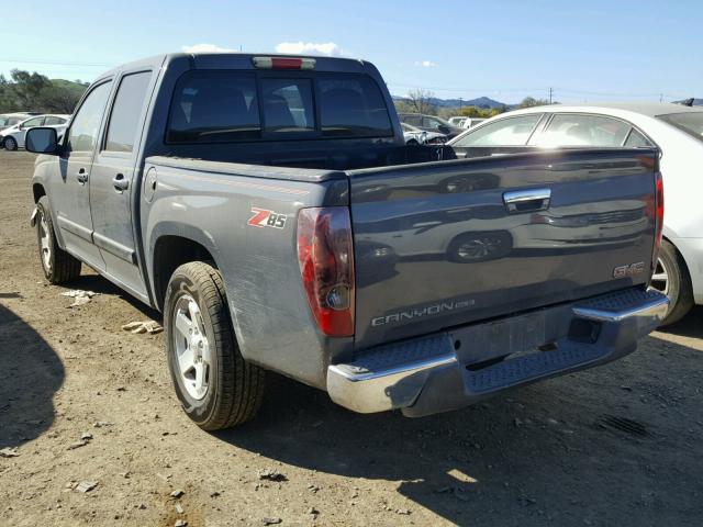 1GTCS13E098127981 - 2009 GMC CANYON GRAY photo 3