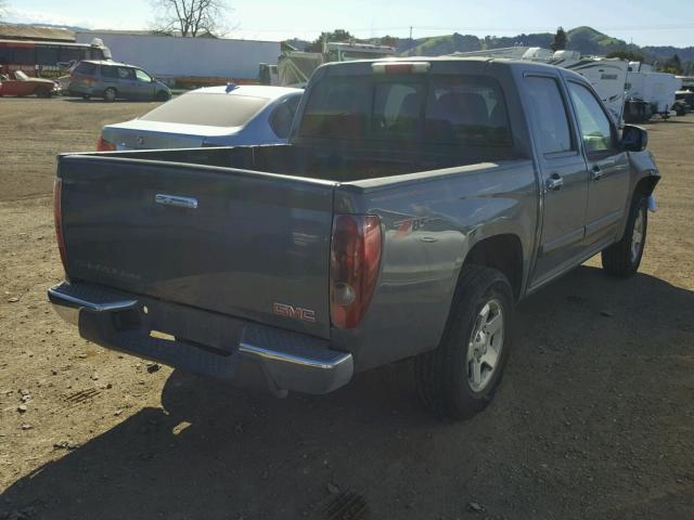 1GTCS13E098127981 - 2009 GMC CANYON GRAY photo 4