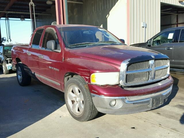 1D7HA18Z52S722716 - 2002 DODGE RAM 1500 MAROON photo 1