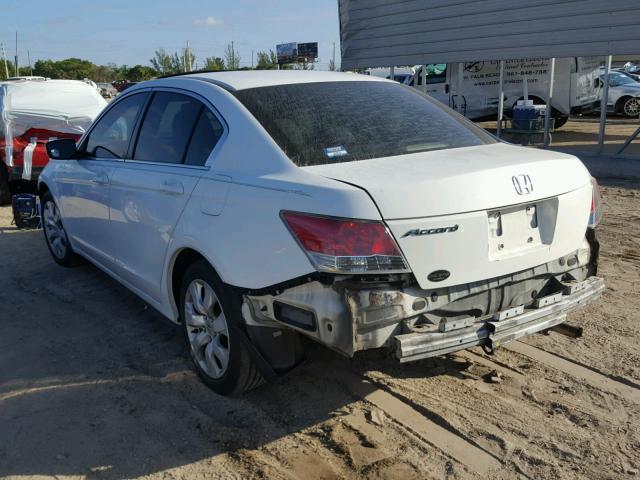 1HGCP267X9A005675 - 2009 HONDA ACCORD EX WHITE photo 3