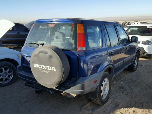 JHLRD1845VC055755 - 1997 HONDA CR-V LX BLUE photo 4