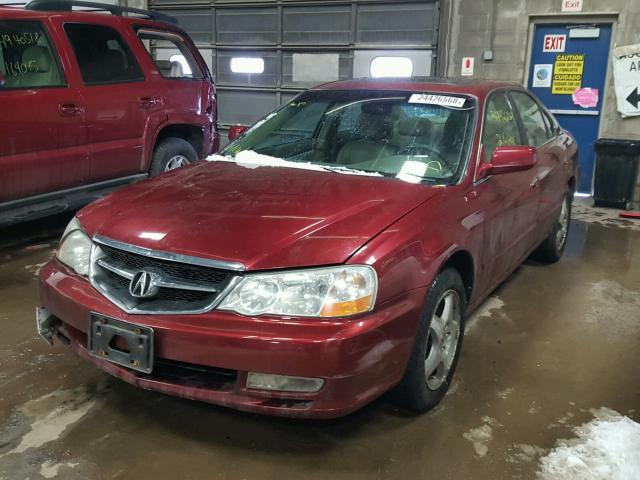 19UUA56633A063178 - 2003 ACURA 3.2TL RED photo 2