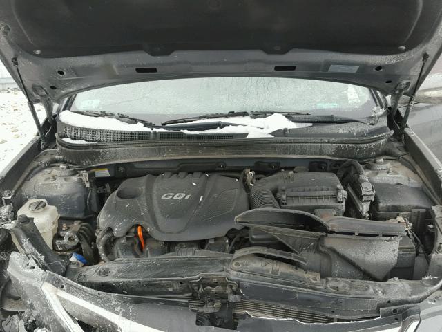 5NPEC4AC0CH443513 - 2012 HYUNDAI SONATA SE GRAY photo 7