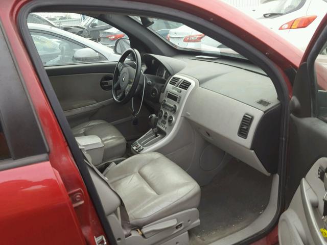 2CNDL73F456001373 - 2005 CHEVROLET EQUINOX LT RED photo 5