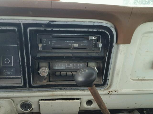 F25YRC32895 - 1976 FORD TRUCK WHITE photo 9