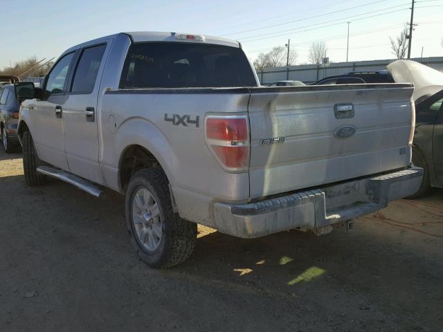 1FTEW1E84AFC97328 - 2010 FORD F150 SUPER SILVER photo 3