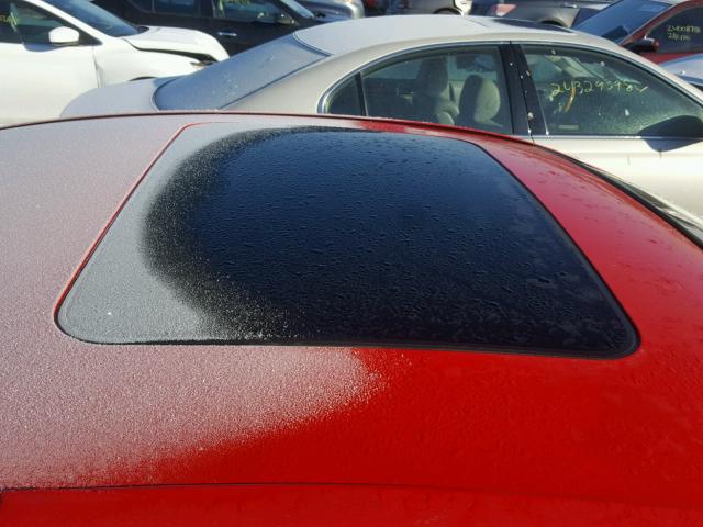 1G8AN12F55Z125327 - 2005 SATURN ION LEVEL RED photo 9