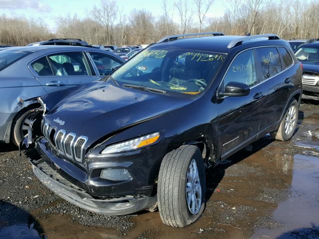 1C4PJMCB4FW625667 - 2015 JEEP CHEROKEE L BLACK photo 2