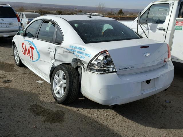 2G1WG5E30D1146777 - 2013 CHEVROLET IMPALA LT WHITE photo 3