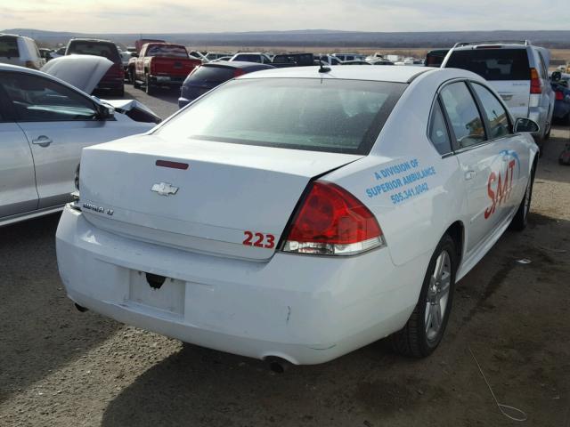 2G1WG5E30D1146777 - 2013 CHEVROLET IMPALA LT WHITE photo 4