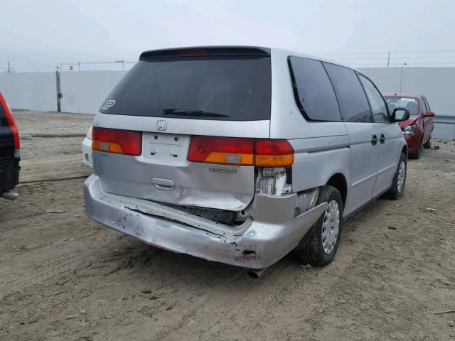 5FNRL18524B123360 - 2004 HONDA ODYSSEY LX SILVER photo 4