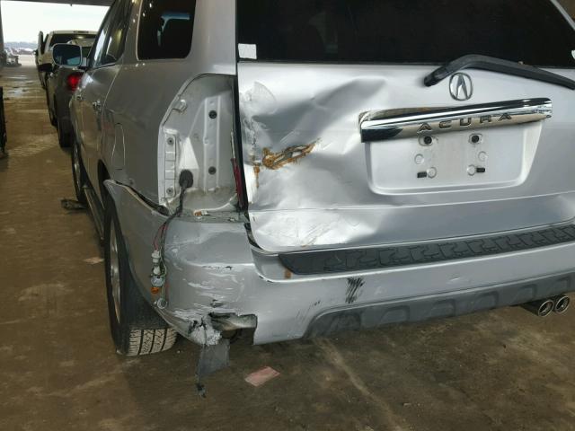 2HNYD18293H503958 - 2003 ACURA MDX SILVER photo 9