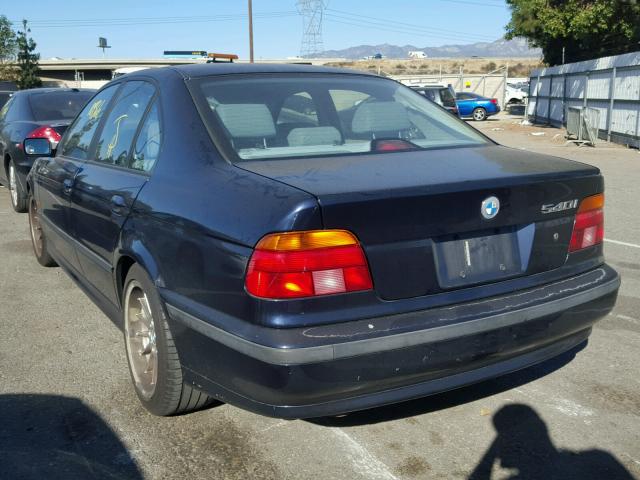 WBADN5346YGC94926 - 2000 BMW 540 I BLUE photo 3