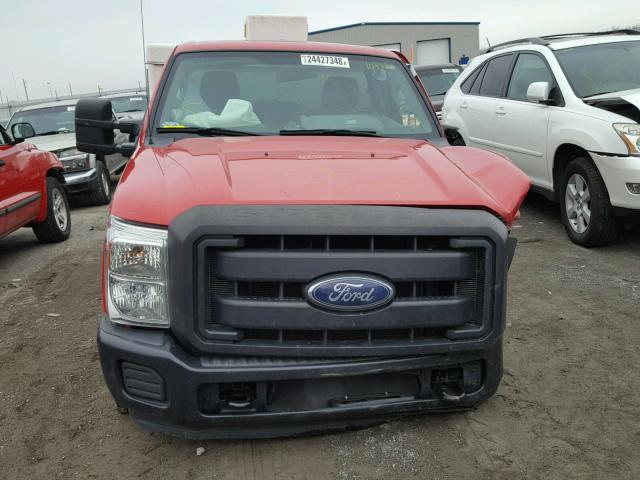 1FDBF2A68DEB36242 - 2013 FORD F250 SUPER RED photo 7