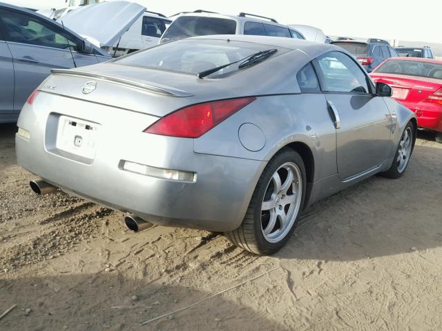 JN1AZ34E43T003913 - 2003 NISSAN 350Z COUPE SILVER photo 4