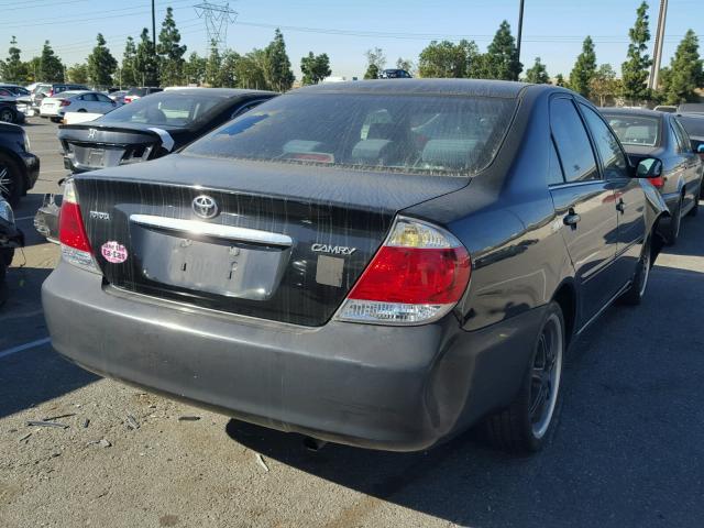 4T1BE32K96U697059 - 2006 TOYOTA CAMRY LE BLACK photo 4