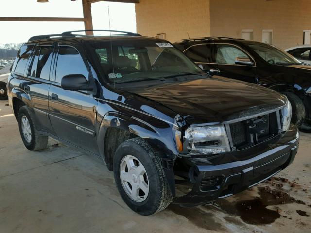 1GNDS13SX22221862 - 2002 CHEVROLET TRAILBLAZE BLACK photo 1