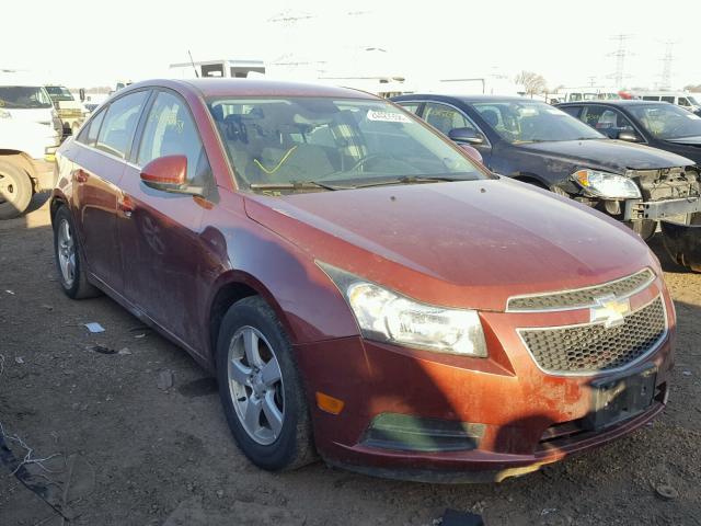 1G1PC5SB9D7203802 - 2013 CHEVROLET CRUZE LT BURGUNDY photo 1