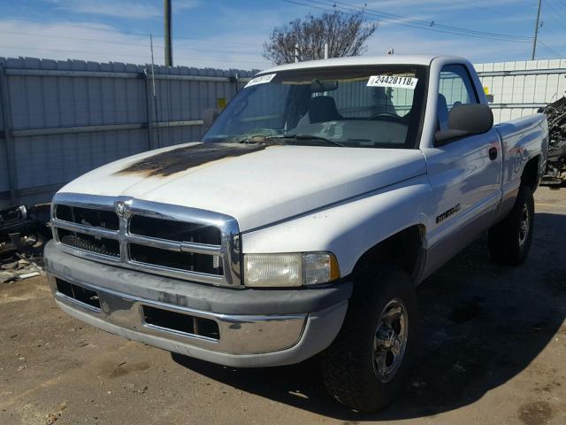 1B7HF16Y7XS148097 - 1999 DODGE RAM 1500 WHITE photo 2