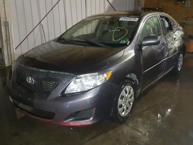 2T1BU4EE7AC388537 - 2010 TOYOTA COROLLA BA GRAY photo 2