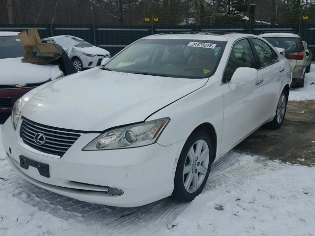 JTHBJ46G092334076 - 2009 LEXUS ES 350 WHITE photo 2