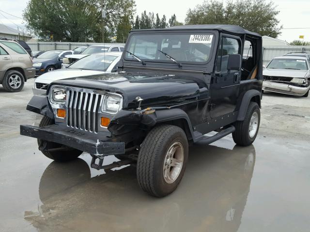 1J4FY19P9SP227734 - 1995 JEEP WRANGLER / BLACK photo 2