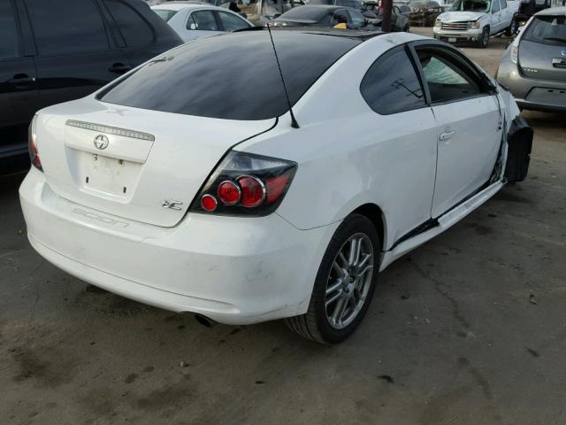 JTKDE3B73A0308546 - 2010 TOYOTA SCION TC WHITE photo 4