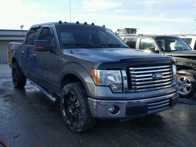 1FTEW1C83AFD71597 - 2010 FORD F150 SUPER GRAY photo 1