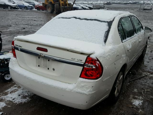 1G1ZT53806F106587 - 2006 CHEVROLET MALIBU LT WHITE photo 4