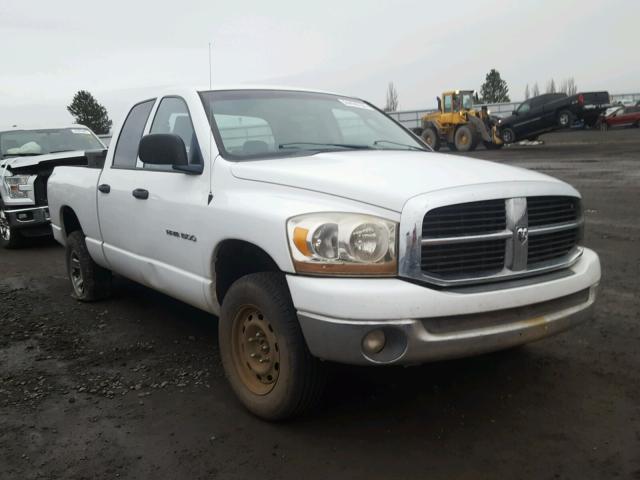 1D7HU18N16J148051 - 2006 DODGE RAM 1500 S WHITE photo 1