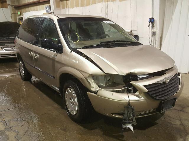 1C4GJ45353B175746 - 2003 CHRYSLER VOYAGER LX GOLD photo 1