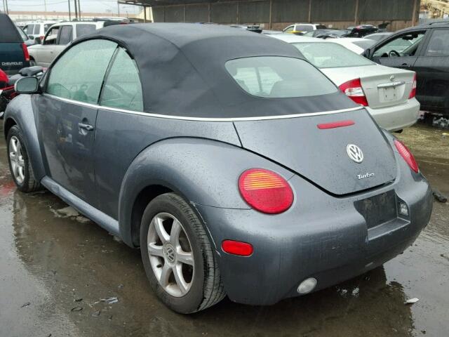 3VWCD31Y84M310274 - 2004 VOLKSWAGEN NEW BEETLE 灰色 照片 3