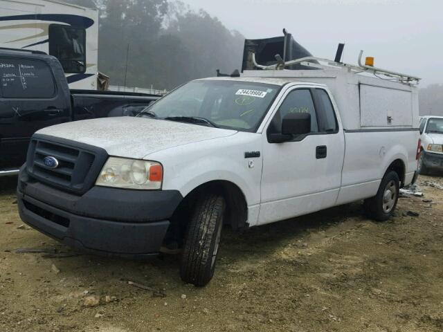 1FTRF12258KD78387 - 2008 FORD F150 WHITE photo 2