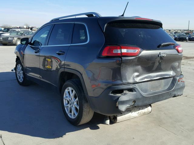 1C4PJLCBXFW530685 - 2015 JEEP CHEROKEE L GRAY photo 3